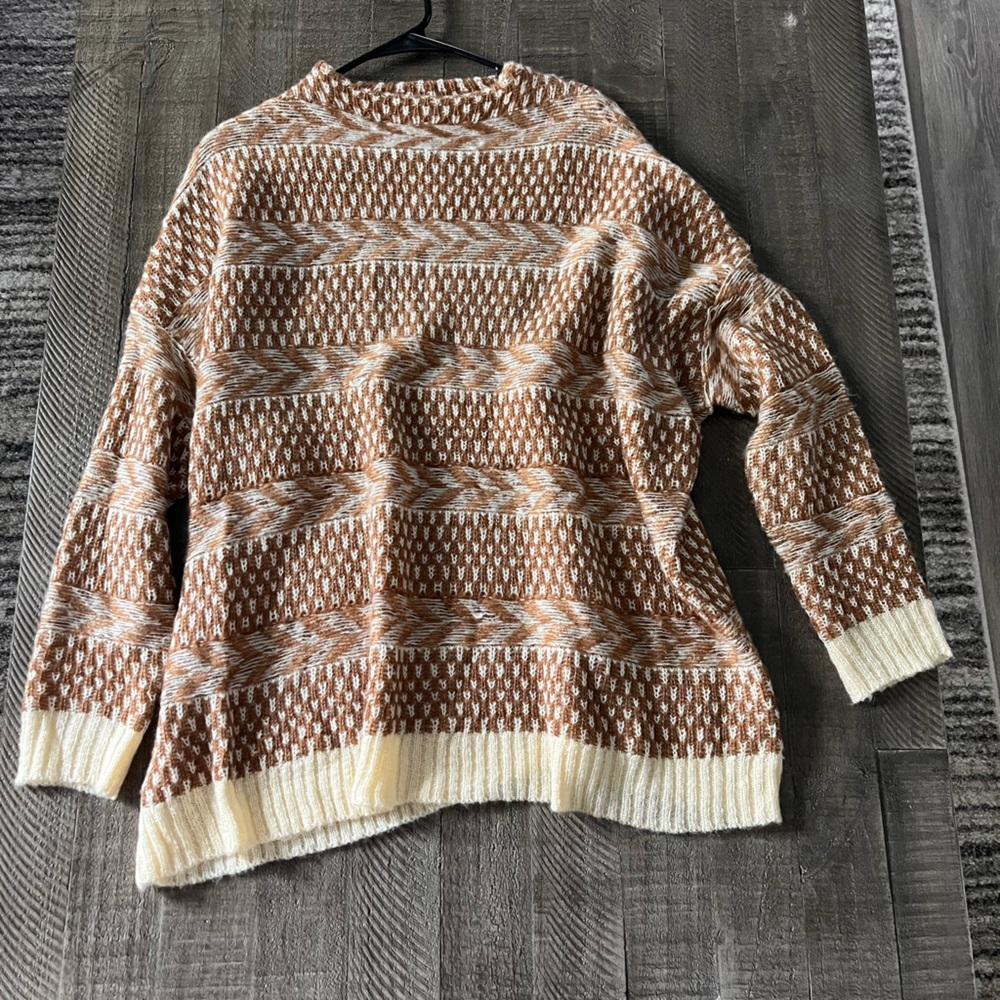 Long oversized sweater